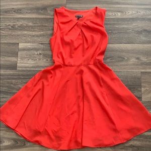 Express size 4 fit and flare dress